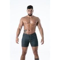TOF Paris Raw Denim Backless Shorts XX Large