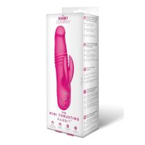 The Rabbit Company The Mini Thrusting Vibrator Hot Pink