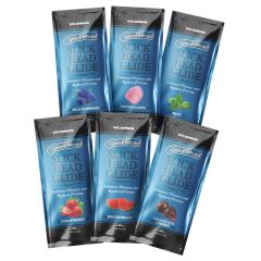 GoodHead Slick Flavoured Sex Lubricant 6 Pack Blue Raspberry Cotton Candy Mint Strawberry Watermelon Chocolate Cherry