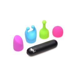 BANG! Rechargeable Bullet With 4 Attachments Black