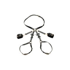 Black Bondage Harness w/ Bows M/L