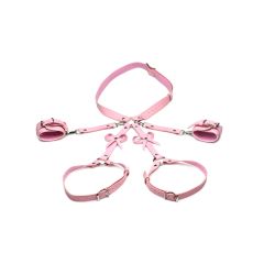 Pink Bondage Harness w/ Bows M/L