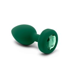 b-Vibe Vibrating Jewel Plug M/L Green