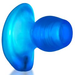 Oxballs Glowhole-2, Hollow Buttplug W/ Led Insert, Blue Morph, Large