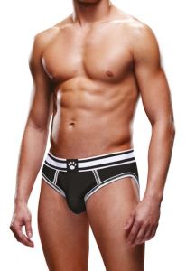 Prowler Backless Brief Black White