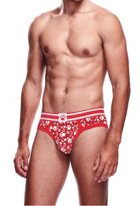 Prowler Christmas Paws Brief Red