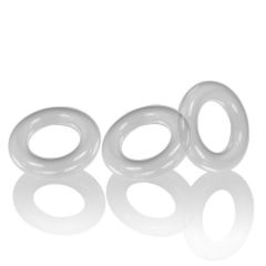 WILLY RINGS 3-pack cockrings,  clear