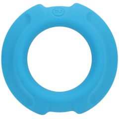 OptiMALE - FlexiSteel - Silicone, Metal Core Cock Ring - 35mm - Blue
