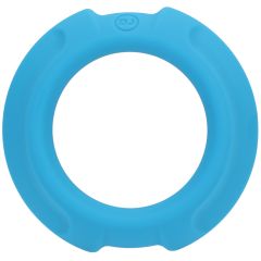 OptiMALE - FlexiSteel - Silicone, Metal Core Cock Ring - 43mm - Blue