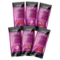 Goodhead Warming Oral Delight Gel 6 Pack Strawberry Cotton Candy Watermelon Oral Lubricant