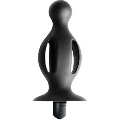 Commander Expert Vibrating Buttplug - Black