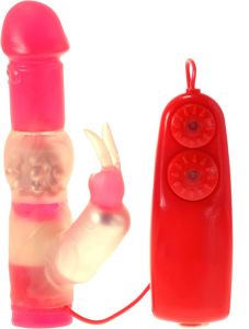 Me You Us Beaded Blossom Rabbit Vibrator Red