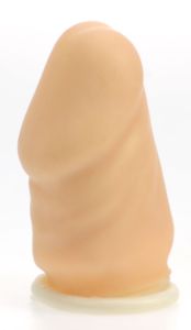 Nanma Head Shockers Latex Extension Sleeve Flesh 1in