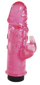 Mini Jack Rabbit Vibrator Pink Minx