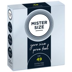 MISTER SIZE - pure feel Condoms - size 49 mm (3 pack)