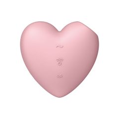 Satisfyer Cutie Heart Double Air Pulse Vibrator Light Red