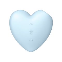 Satisfyer Cutie Heart Double Air Pulse Vibrator Blue