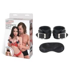 Lux Fetish Unsex Leatherette Cuffs