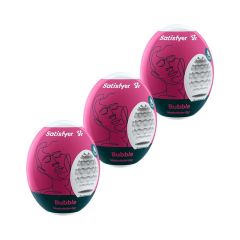 Satisfyer Masturbator Egg 3er Set Bubble