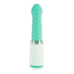 FEISTY Luxurious Thrusting & Vibrating Massager - Teal