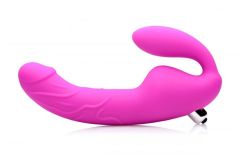 Royal Rider Vibrating Silicone Strapless Strap On Dildo