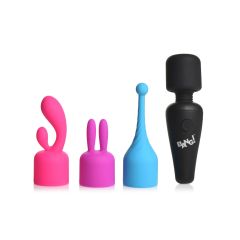 BANG! Mini Wand Vibrating Wand Massager With 3 Attachments Black