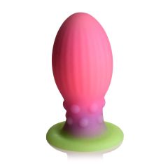 Creature Cocks Xeno Egg Glow in the Dark Silicone Egg Pink X-Large 6.1 Inch