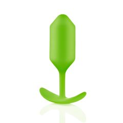 B-Vibe Snug Plug 3 Butt Plug Lime Green