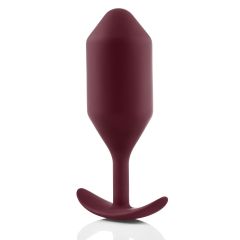 B-Vibe Snug Plug 5 Butt Plug Dark Red