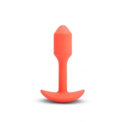 b-Vibe Vibrating Snug Plug 1 Orange