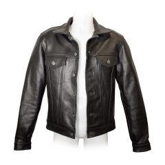 Prowler RED Leather Truker Jacket Extra Large