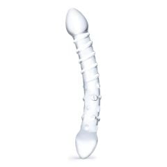 Glas 10inch Double Trouble Dildo Clear 