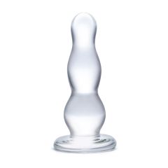 Glas 4inch Glass Butt Plug Clear 