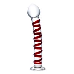 Glas Mr Swirly Dildo Red