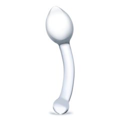 Glas 8inch Pure Indulgence Anal Slider Clear