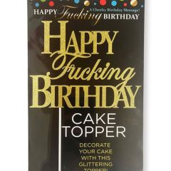 Little Genie Happy F'ing Birthday Cake Topper
