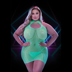 GLOW IN THE DARK MINI DRESS - Q