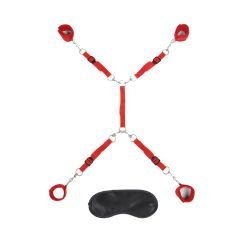 Lux Fetish 7 Piece Bed Spreader Red