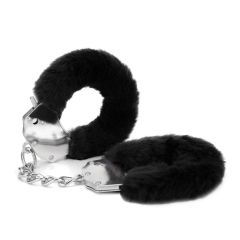 Me You Us Furry Handcuffs Black