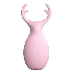 Me You Us Wild Pleasure Antlers Vibrator Pink