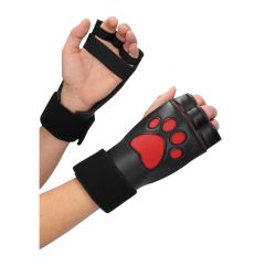 Ouch Neoprene Puppy Paw Gloves Red