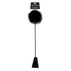 Fetish Fantasy Series Limited Edition Feather Crop - Black