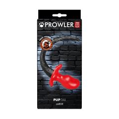 Prowler RED By Oxballs Puptail Large Butt Plug Red