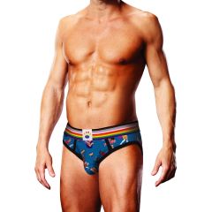 Prowler Pixel Art Gay Pride Collection Brief Blue Rainbow