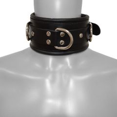 Prowler RED Leather Lockable Collar LXL