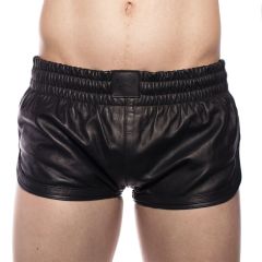 Prowler RED Leather Sports Shorts Black XXXLarge