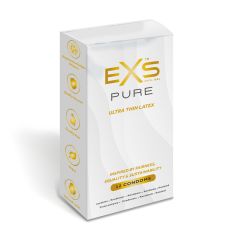  EXS Pure Condoms 12-Pack - Premium RRI Latex & Fully Sustainable Box