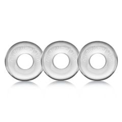 RINGER 3-pack of DO-NUT-1,  clear