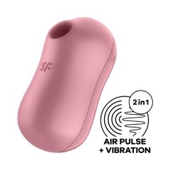 Satisfyer Cotton Candy Air Pulse Vibrator Light Red