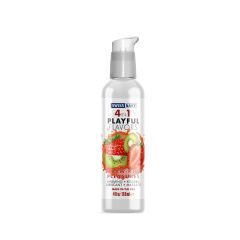 Swiss Navy 4 In 1 Strawberry/Kiwi Pleasure Flavoured Water Based Lube 4oz